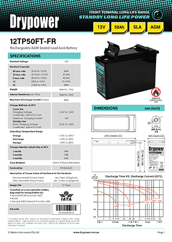 12TP50TL-FR Datasheet