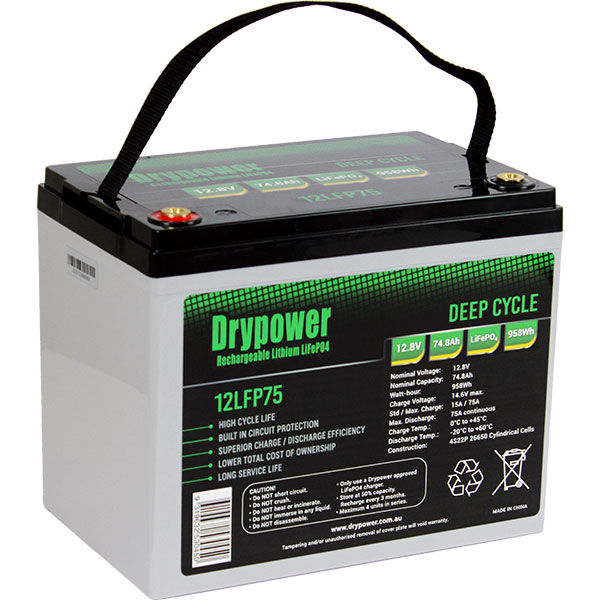 Batterie 12V 72Ah Tech Power Energy+ -  - Dingue d'eau